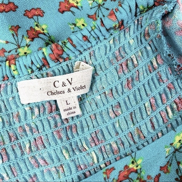 Chelsea & Violet Long Sleeve Prairie Dress Size L - Picture 9 of 11